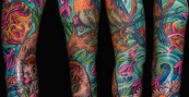 Bird Sleeve Tattoo