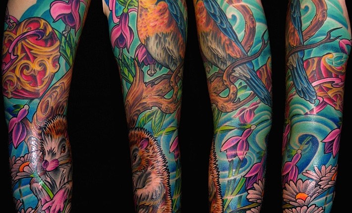 bird sleeve tattoo terry ribera bird sleeve tattoo terry ribera