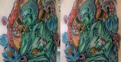 Dave's Buddha tattoo