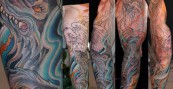 Terry Ribera tattoos Odin at San Diego's best tattoo shop Remington Tattoo