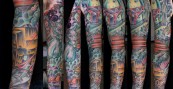 Star Wars tattoo by Terry Ribera at San Diego's best Remington Tattoo